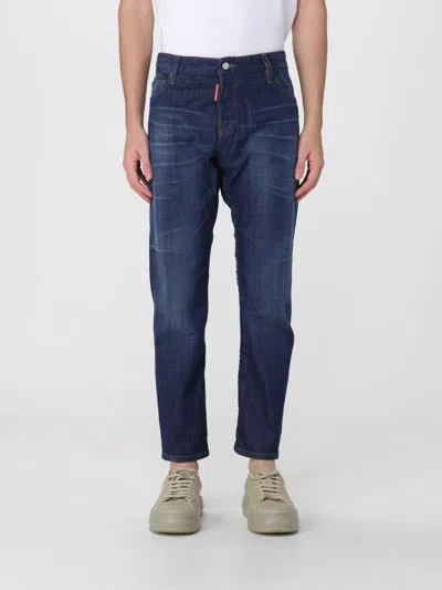 Dsquared2 Jeans Men Color Navy In Blue