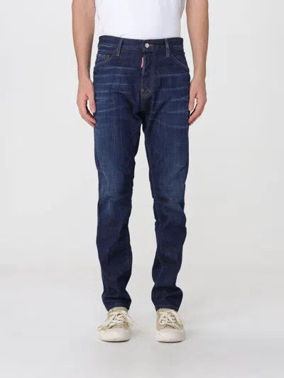 Dsquared2 Jeans Men Color Navy In Blue