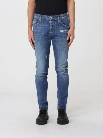 Dsquared2 Jeans Men Color Navy In Blue