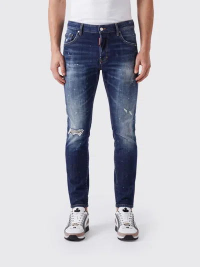 Dsquared2 Jeans Men Color Navy In Blue