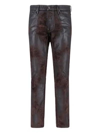 Dsquared2 Logo Pants In Black