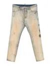 Dsquared2 Cool Guy Faded-effect Paint-splatter Jeans In Multi
