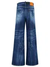 Dsquared2 Whiskering-effect Jeans In Navy Blue