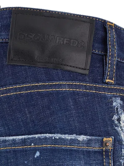 Dsquared2 Jeans In Navy Blue