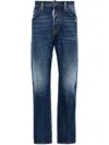 Dsquared2 Cool Guy Blue Jeans With Faded Effect In Denim Man In Navy Blue