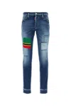 Dsquared2 Dsquared Men Stretch Denim Cool Guy Jeans In Navyblue