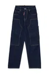 Dsquared2 Wide-leg Jeans In Blue