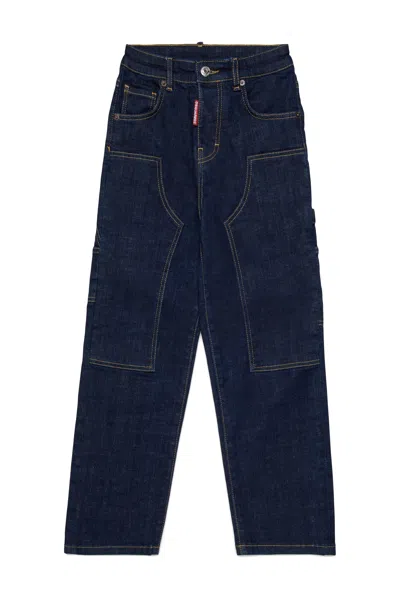 DSQUARED2 JEANS REGULAR BLU SCURO