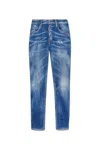 Dsquared2 Dsquared Men Slim Jeans With A Lived-in Effect In Blue