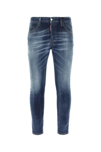 DSQUARED2 JEANS SKATER IN DENIM STRETCH UOMO