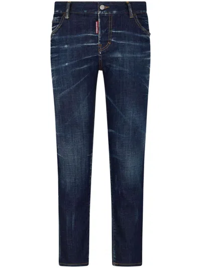 Dsquared2 Skater Slim-cut Jeans In Blue