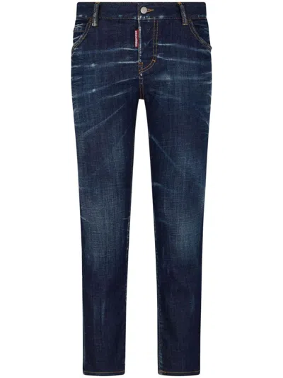 Dsquared2 Skater Slim-cut Jeans In Blu