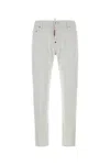 Dsquared2 Slim-fit Denim Pants With Five-pocket Design In White