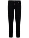 Dsquared2 Low-rise Skinny Jeans In Nero