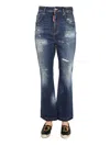 Dsquared2 Dsquared Women Jeans Wide Leg In Denim