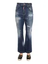 Dsquared2 Dsquared Women Jeans Wide Leg In Denim