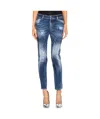 Dsquared2 Jeans With Belt Loops In Blue