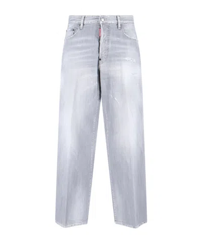 DSQUARED2 DSQUARED2 STRAIGHT LEG DISTRESSED JEANS