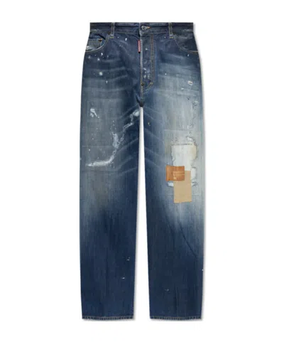 DSQUARED2 DSQUARED2 MEDIUM PRESSED SAND SCARED WASH COOL GUY DISTRESSED JEANS