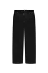 Dsquared2 Jeans With Belt Loops In Black