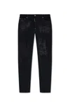 Dsquared2 Distressed-effect Jeans In Black