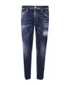 Dsquared2 Jeans With Belt Loops In Blue