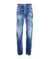 Dsquared2 Jeans With Belt Loops In Blue
