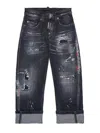 Dsquared2 Distressed Jeans In Black