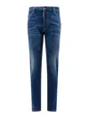 Dsquared2 Waist Belt Loops Skinny Jeans In Azul