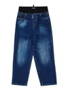 Dsquared2 Jeans With Insert Design In Blue