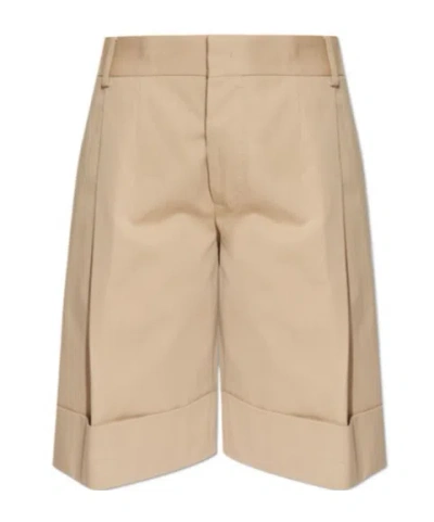 Dsquared2 Jen Giant Shorts In Brown