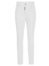 DSQUARED2 JENNIFER CROPPED JEANS IN WHITE