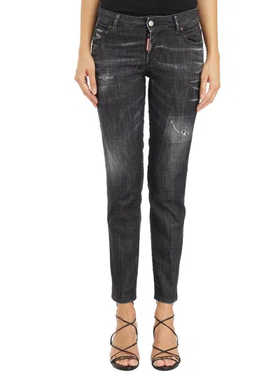 Dsquared2 Jennifer Denim Pants In Gray