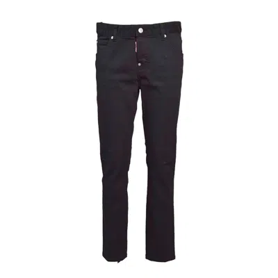Dsquared2 Jennifer Dyed Jeans In Black Cotton