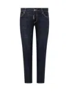 Dsquared2 Jennifer Cropped Jeans In Blue