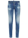 Dsquared2 Rammendo Medium Heritage Wash Jeans In Blue