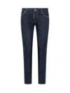 Dsquared2 Jennifer Low Waist Skinny Jeans In Blue