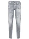 Dsquared2 Jennifer Mid-rise Jeans In 灰色