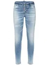 Dsquared2 Jennifer Cropped Jeans In Light Blue In Blue