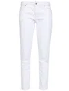 Dsquared2 Jennifer Low-rise Skinny Jeans In White