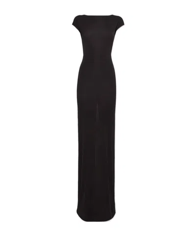 Dsquared2 Jersey Maxi Dress In Black