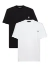 Dsquared2 Jersey T-shirt (pack Of Two) In Multi