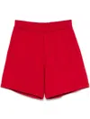Dsquared2 Jersey-texture Track Shorts In Red
