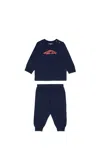 Dsquared2 Jersey Tracksuit With Icon New Generation Logo In Blue