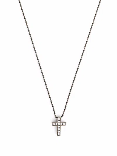 Dsquared2 Jesus Necklace In Metallic