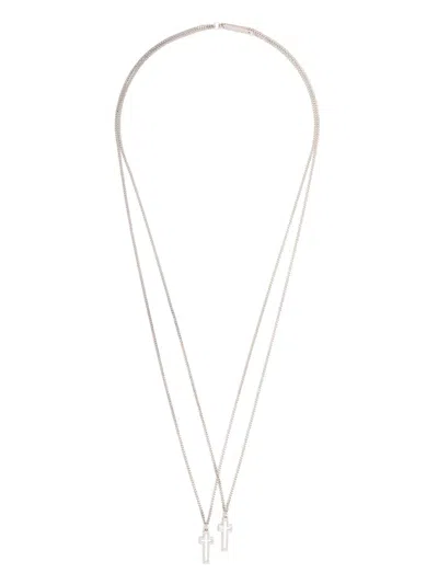 Dsquared2 Jesus Necklace In Silver
