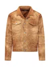 Dsquared2 Jet Set Mini Jacket In Camel