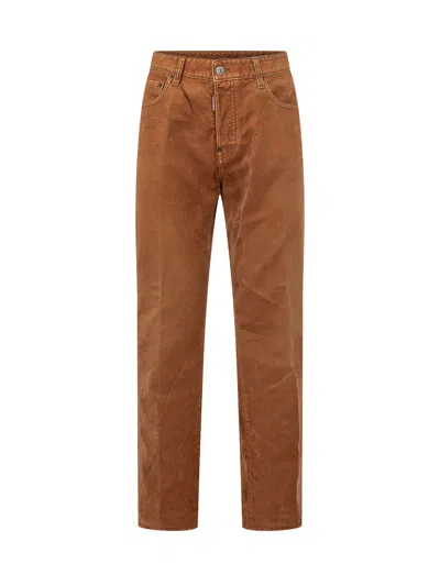 Dsquared2 Jet Set Relaxed Jeans In Camel