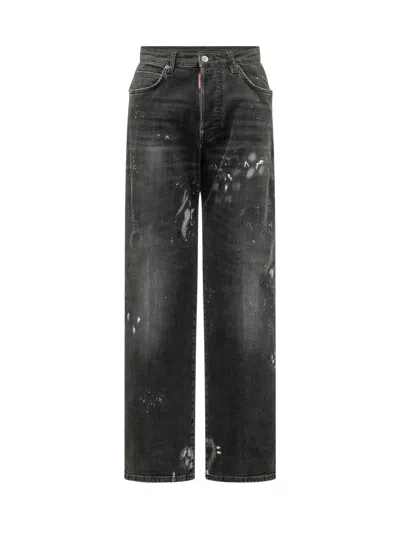 Dsquared2 Jetsetter Denim Trousers In Black
