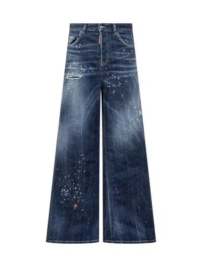 Dsquared2 Jetsetting Traveller Jeans In Blue